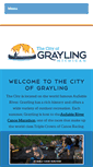 Mobile Screenshot of cityofgrayling.org