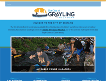 Tablet Screenshot of cityofgrayling.org